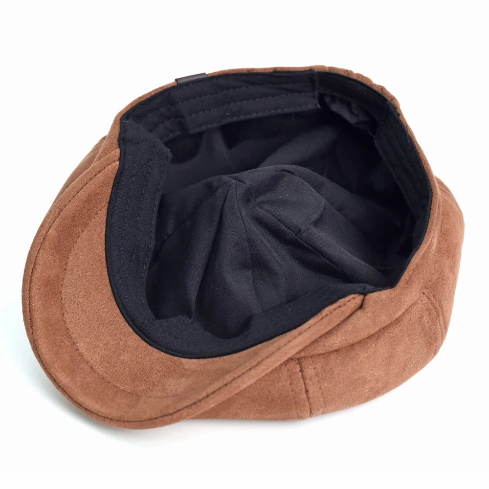 Hayton Suede Newsboy Cap