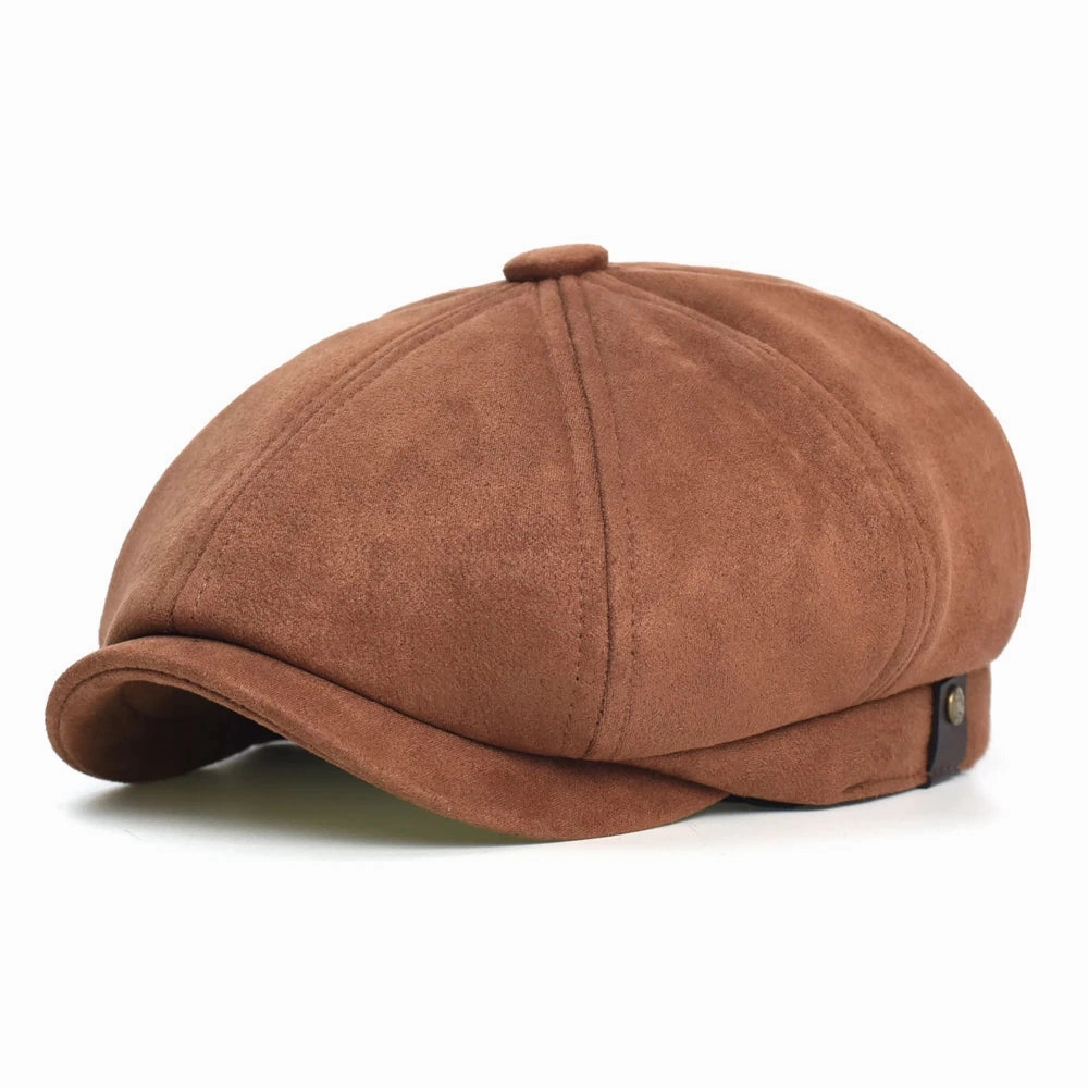 Hayton Suede Newsboy Cap