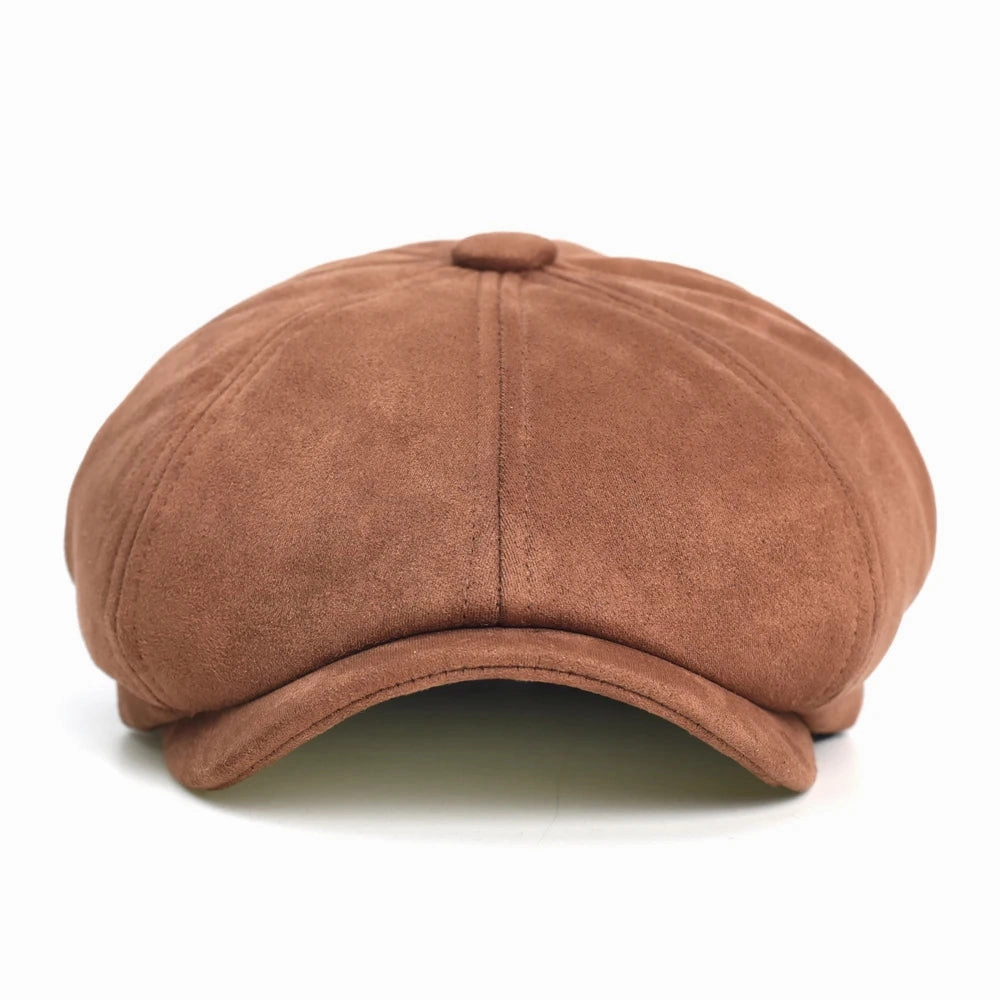 Hayton Suede Newsboy Cap