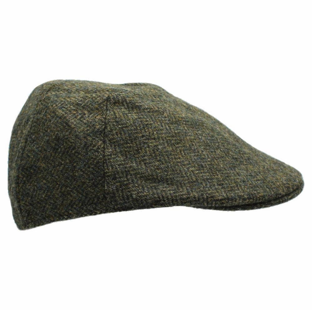 Heather Exeter British Tweed Duckbill Cap