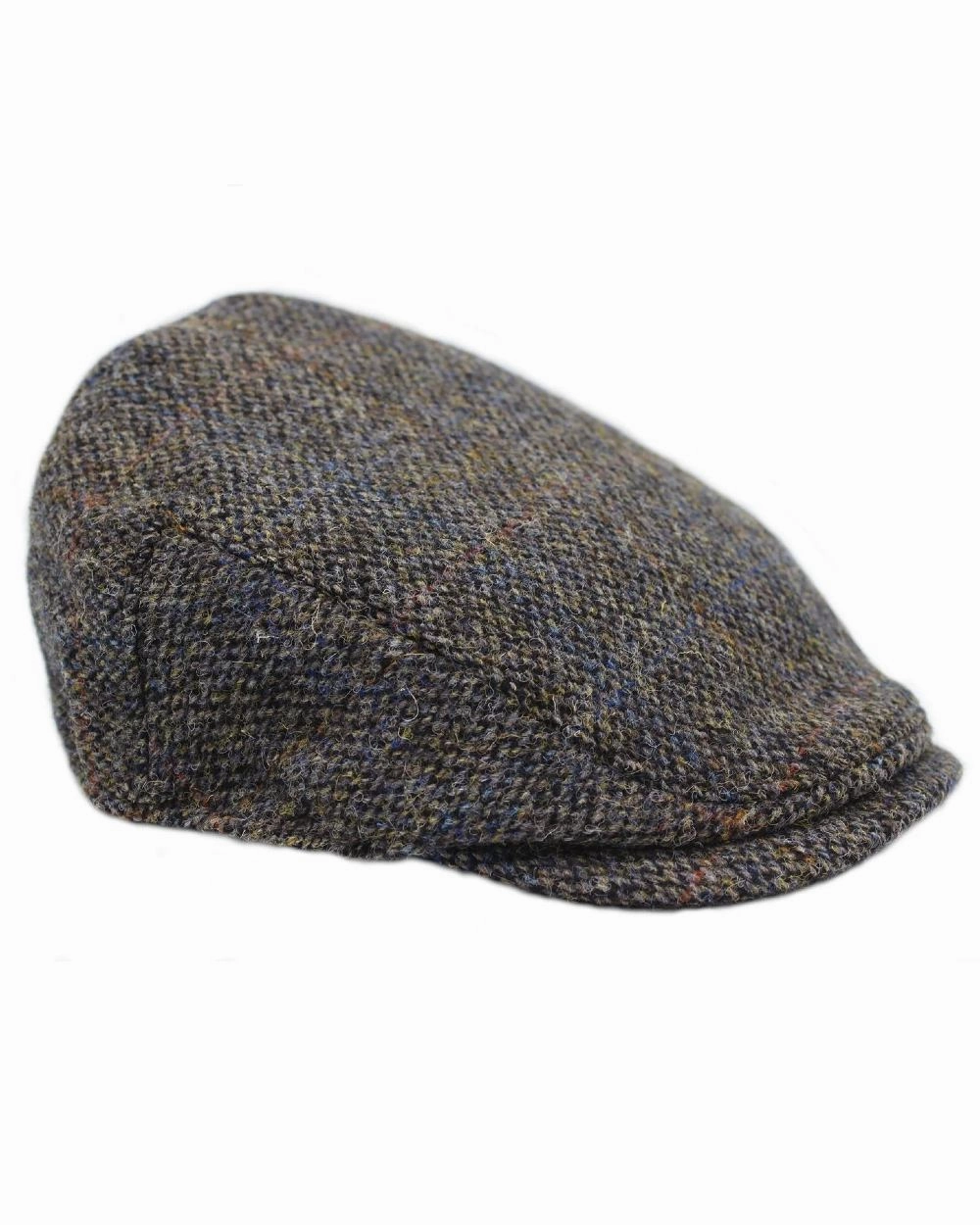 Heather Highland Harris Tweed Flat Cap