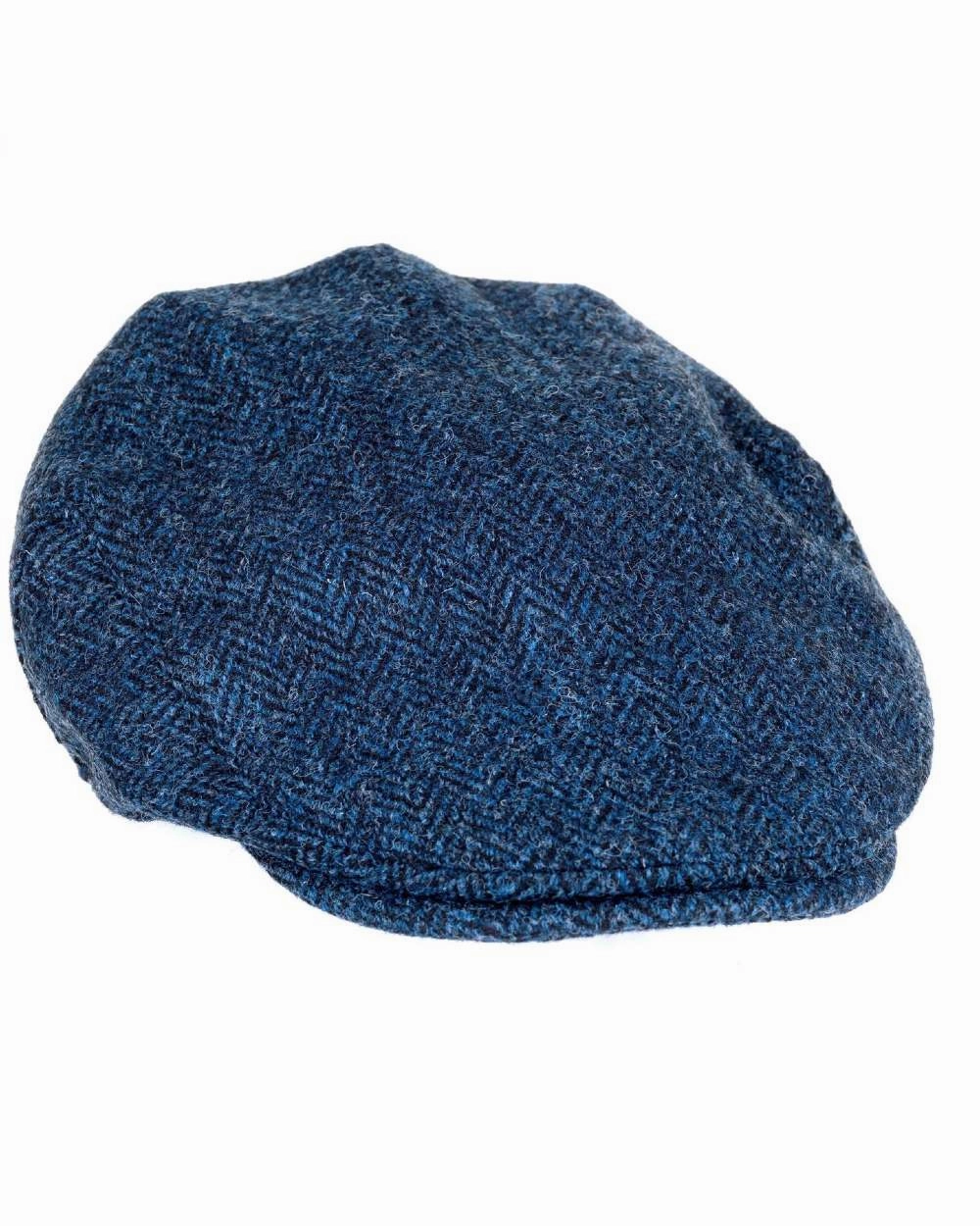 Heather Highland Harris Tweed Flat Cap