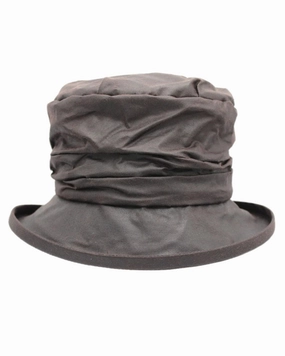 Heather Lorna Ruched Wax Hat