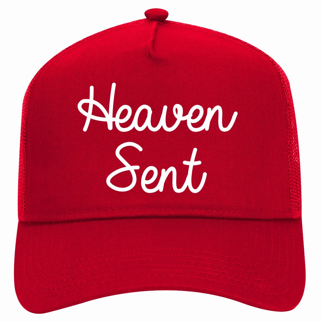 Heaven Sent Retro Adult 5 Panel Mesh Trucker Hat