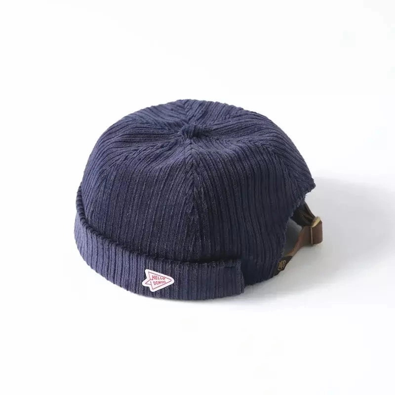 Hello Domog Corduroy Docker Cap