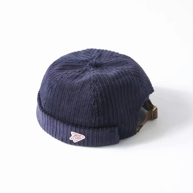 Hello Domog Corduroy Docker Cap