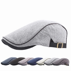 Hendricks Plain Cotton Flat Cap
