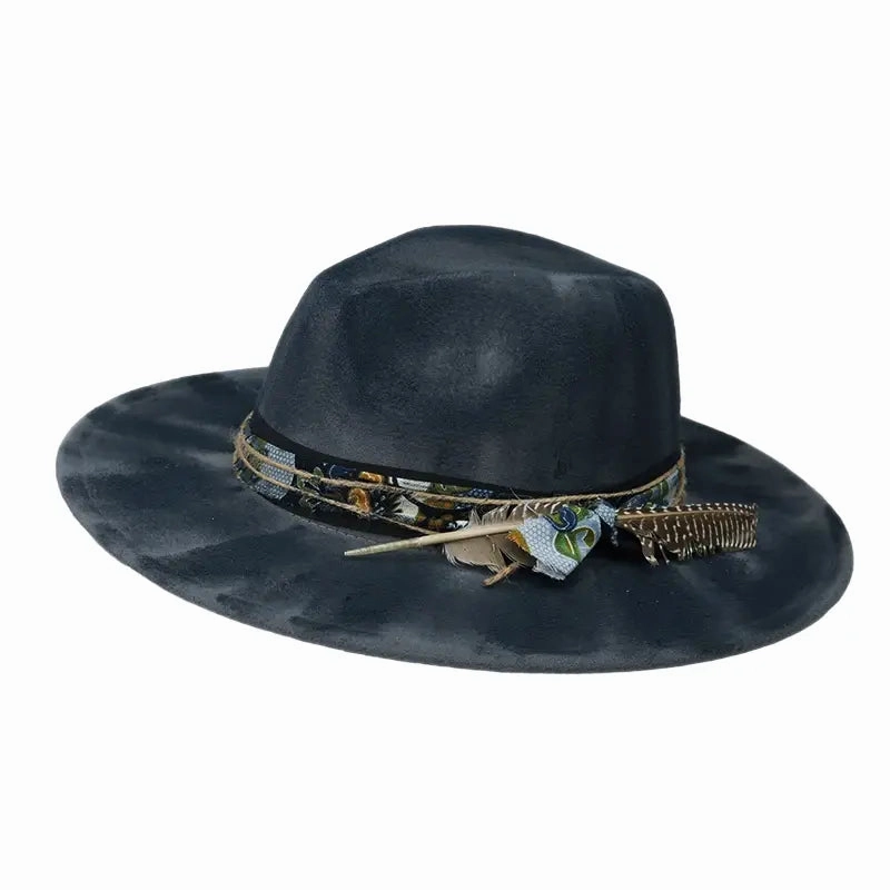 Hereford Retro Handmade Burned Fedora Hat