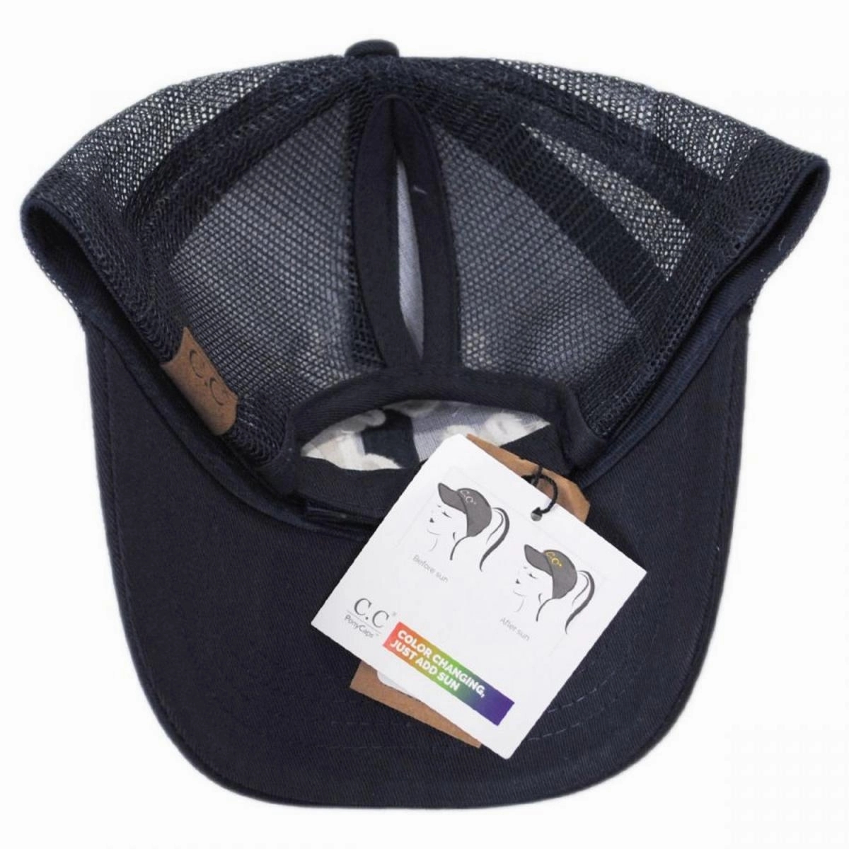 High Ponytail Rose All Day Mesh Adjustable Baseball Cap