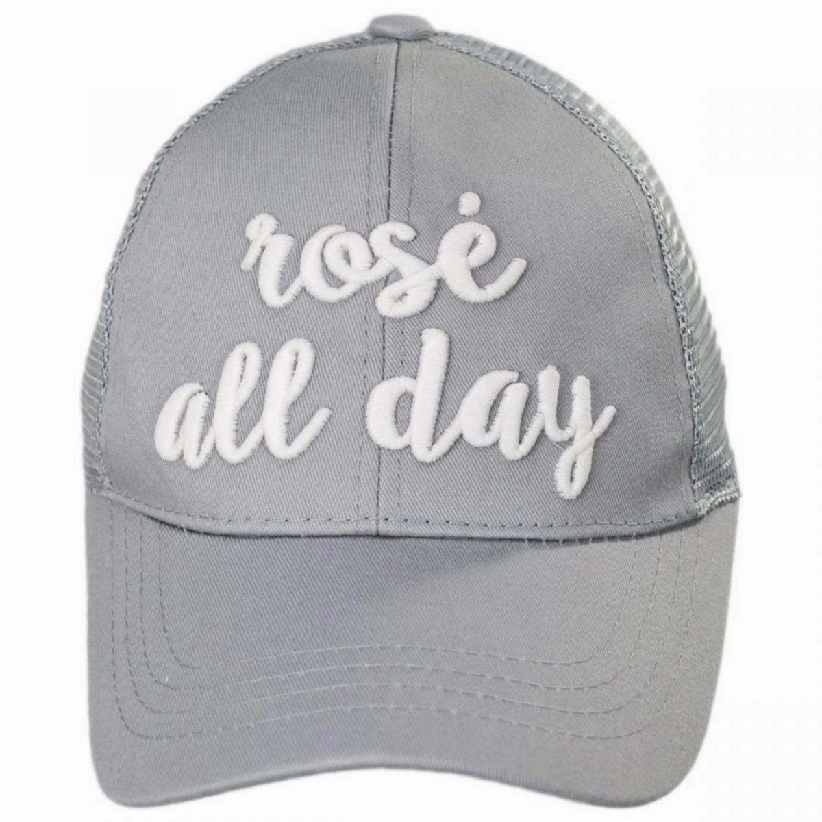 High Ponytail Rose All Day Mesh Adjustable Baseball Cap