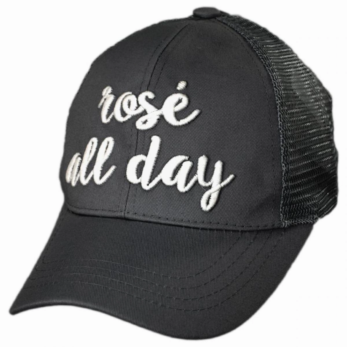 High Ponytail Rose All Day Mesh Adjustable Baseball Cap