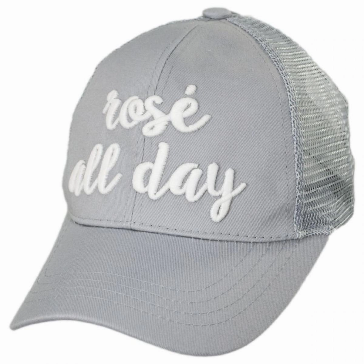 High Ponytail Rose All Day Mesh Adjustable Baseball Cap