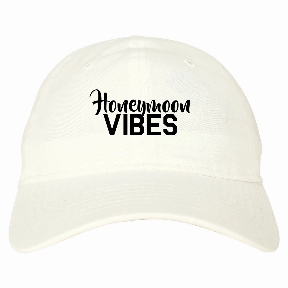 Honeymoon Vibes Wedding Mens Dad Hat Baseball Cap
