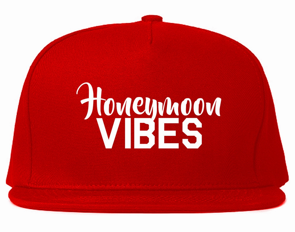 Honeymoon Vibes Wedding Mens Snapback Hat