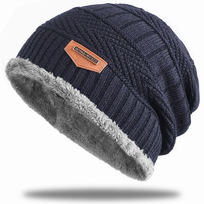 Hong Weizz Knitted Lined Beanie