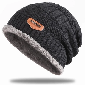 Hong Weizz Knitted Lined Beanie