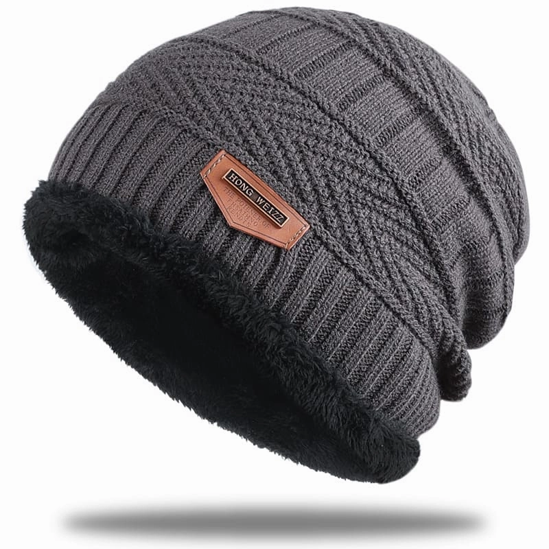 Hong Weizz Knitted Lined Beanie