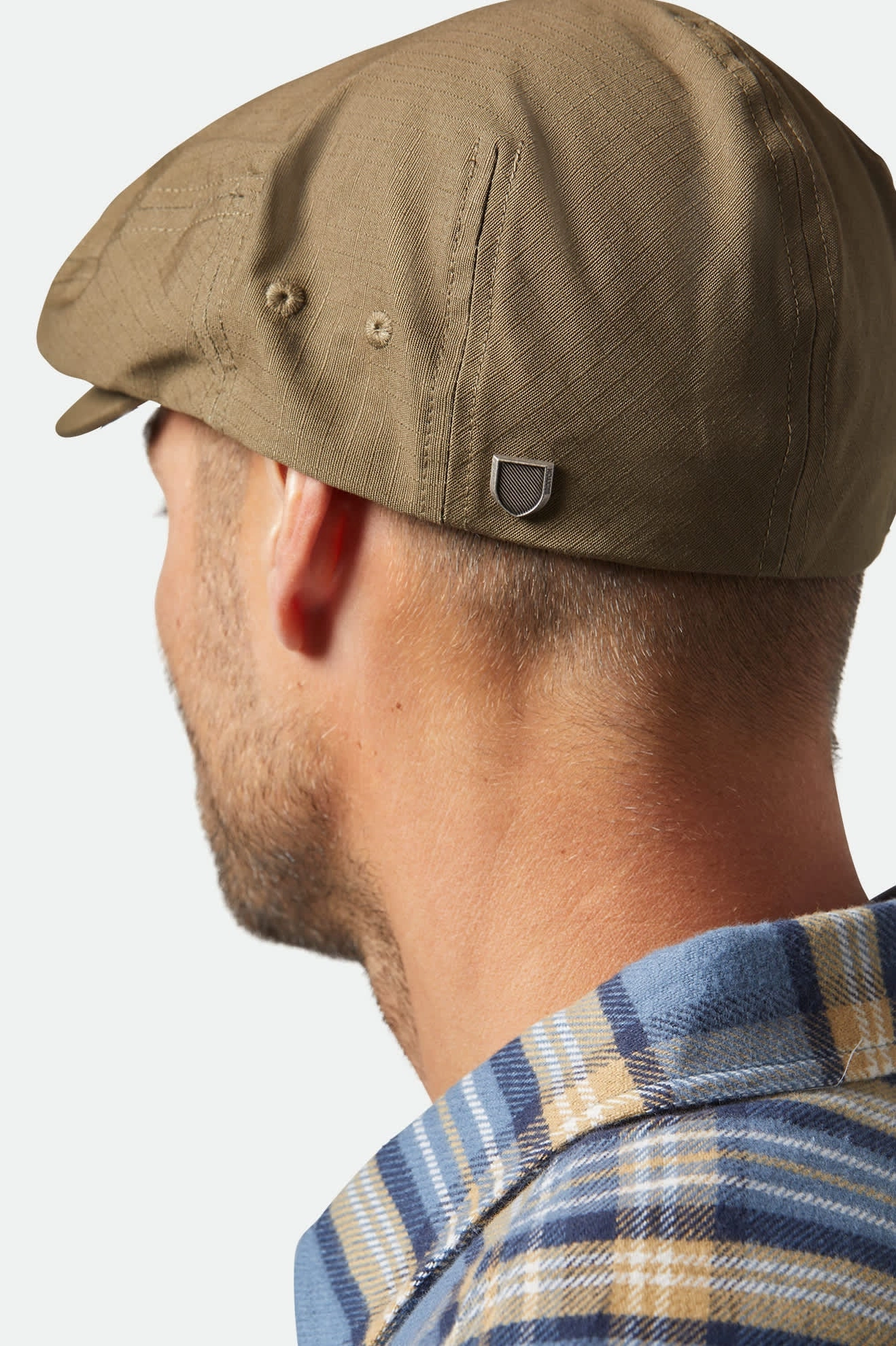 Hooligan Lightweight Flat Cap - Ivy Green Ripstop