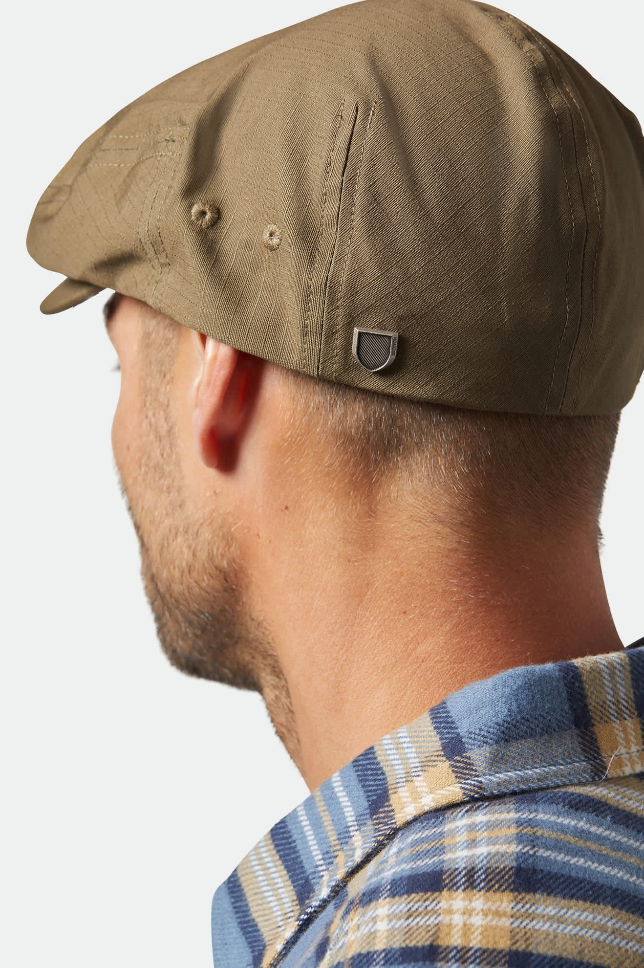 Hooligan Lightweight Flat Cap - Ivy Green Ripstop