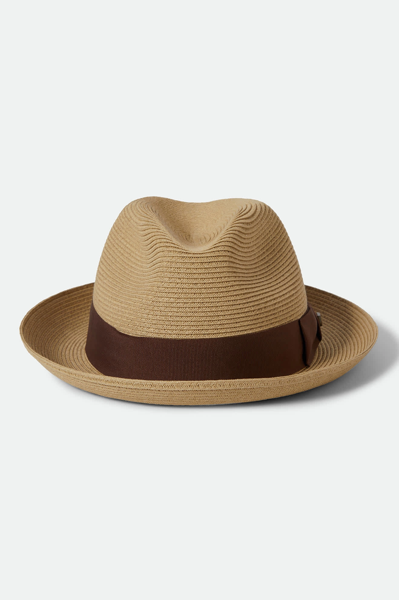 Horton Convertabrim Packable Fedora - Dark Tan/Light Brown