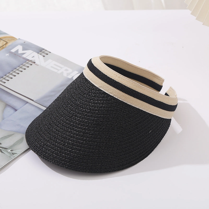 Hot Summer New Sun Hat Women UV Rafia Straw Beach Topless