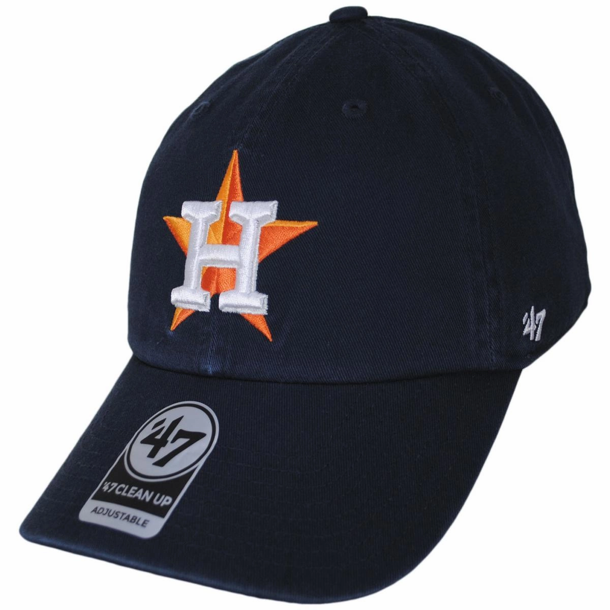 Houston Astros MLB Clean Up Strapback Baseball Cap Dad Hat