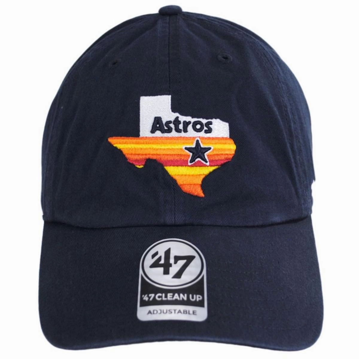 Houston Astros MLB Clean Up Strapback Baseball Cap Dad Hat