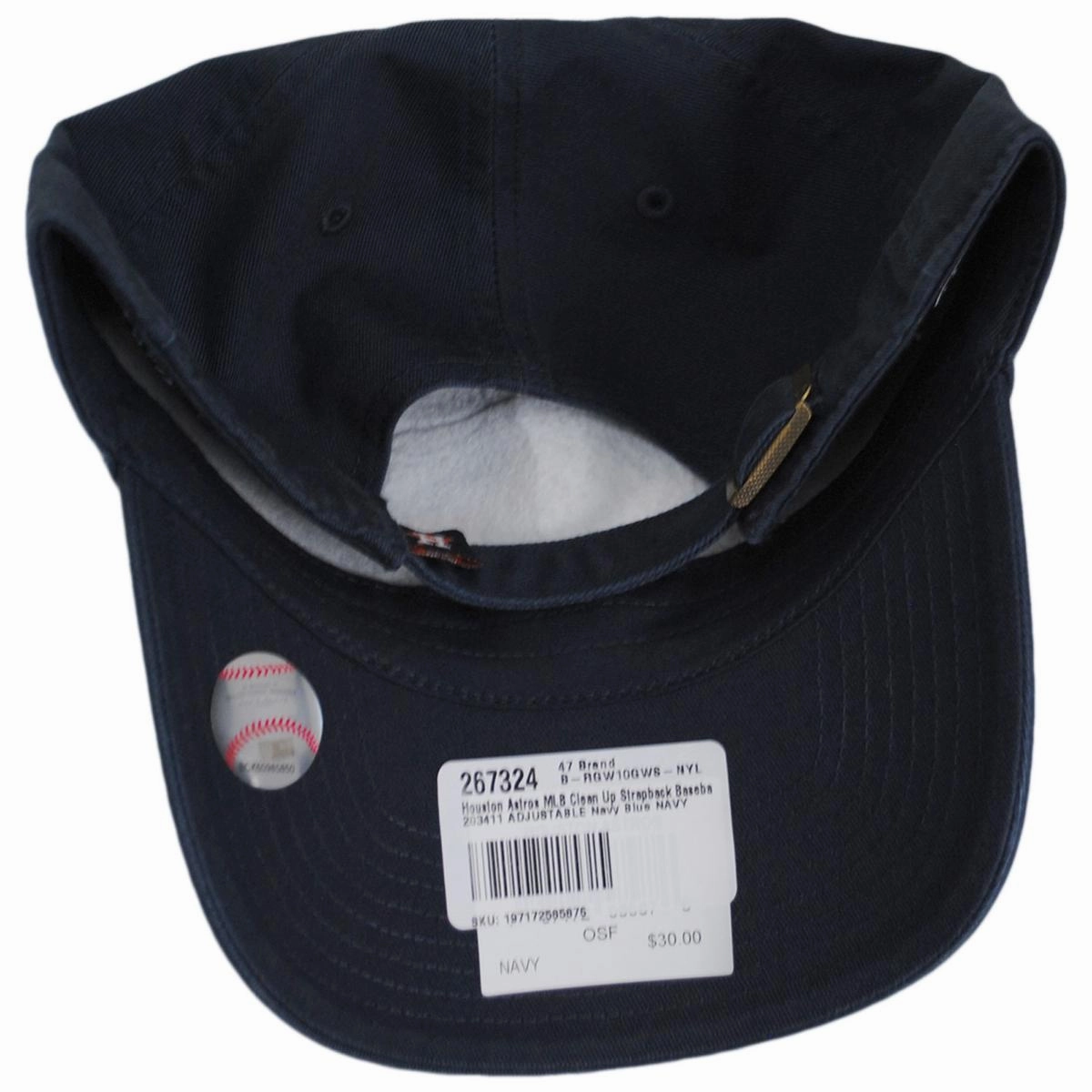 Houston Astros MLB Clean Up Strapback Baseball Cap Dad Hat