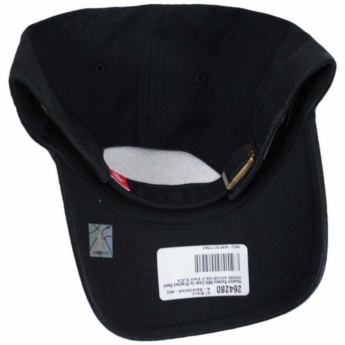 Houston Rockets NBA Clean Up Strapback Baseball Cap Dad Hat