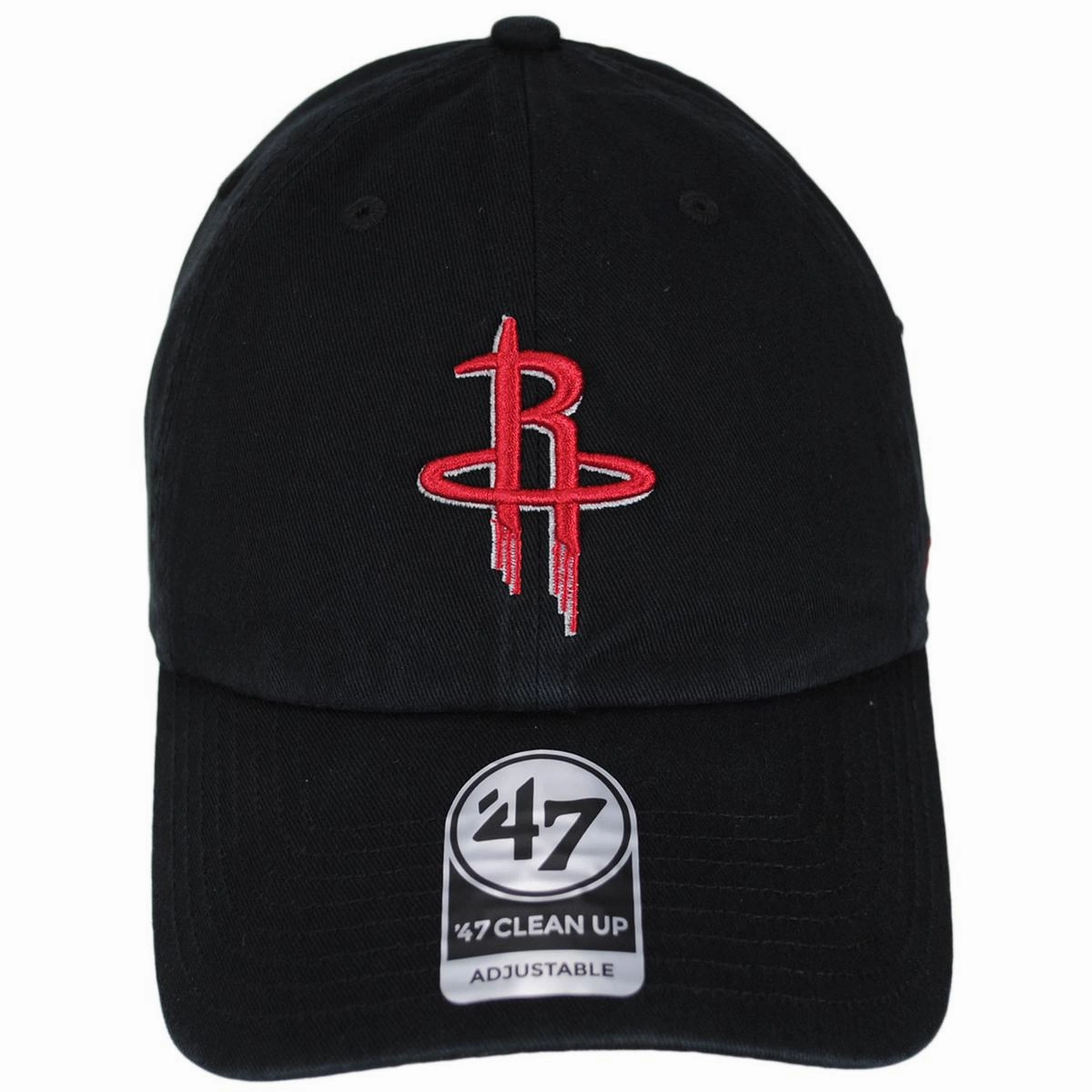 Houston Rockets NBA Clean Up Strapback Baseball Cap Dad Hat