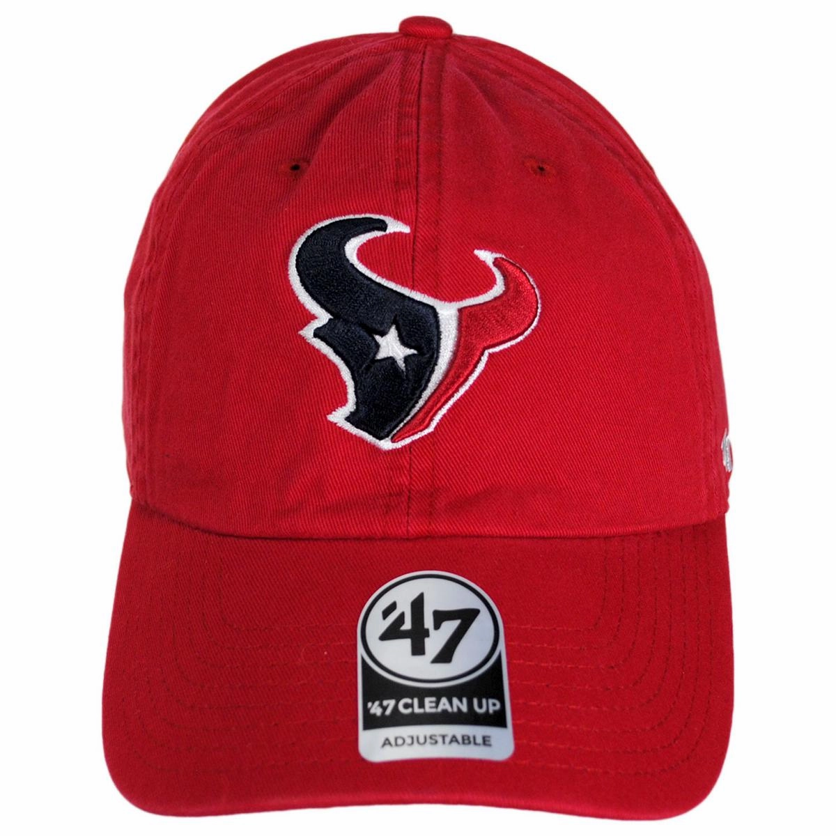 Houston Texans NFL Clean Up Strapback Baseball Cap Dad Hat