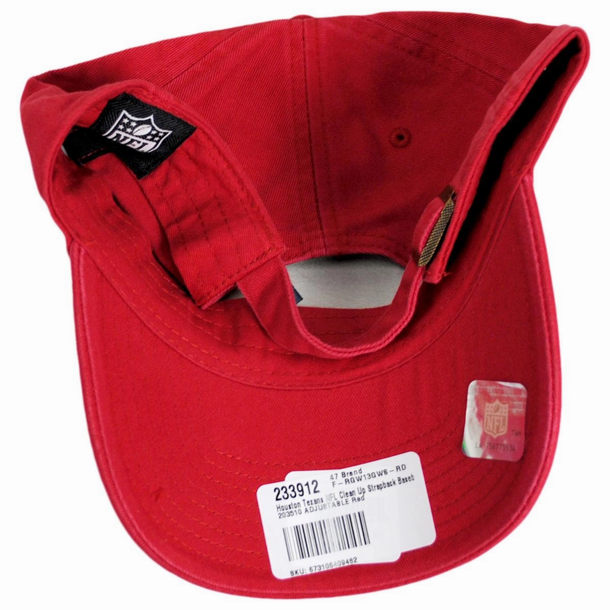 Houston Texans NFL Clean Up Strapback Baseball Cap Dad Hat