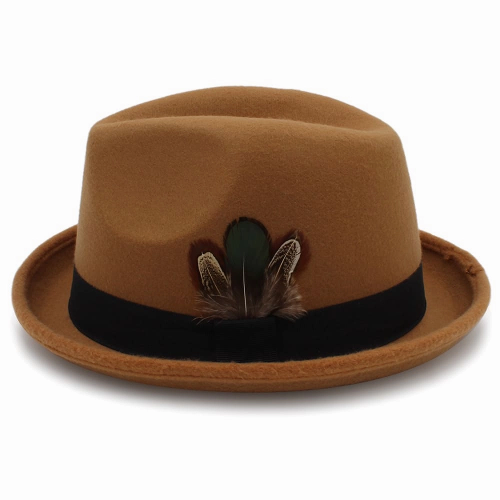 Huber Feather Wool Homburg Hat