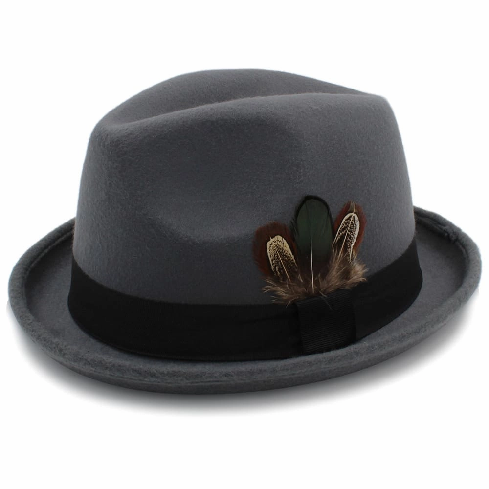 Huber Feather Wool Homburg Hat