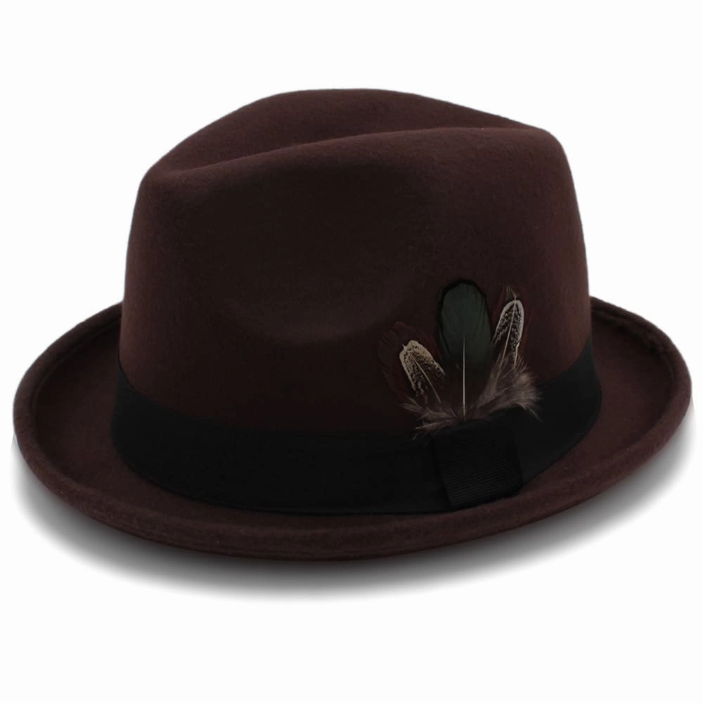Huber Feather Wool Homburg Hat