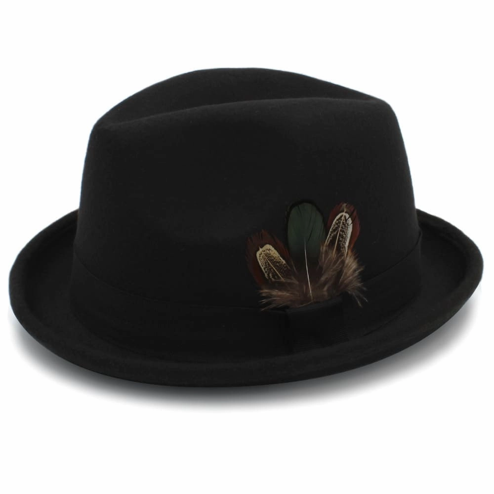 Huber Feather Wool Homburg Hat