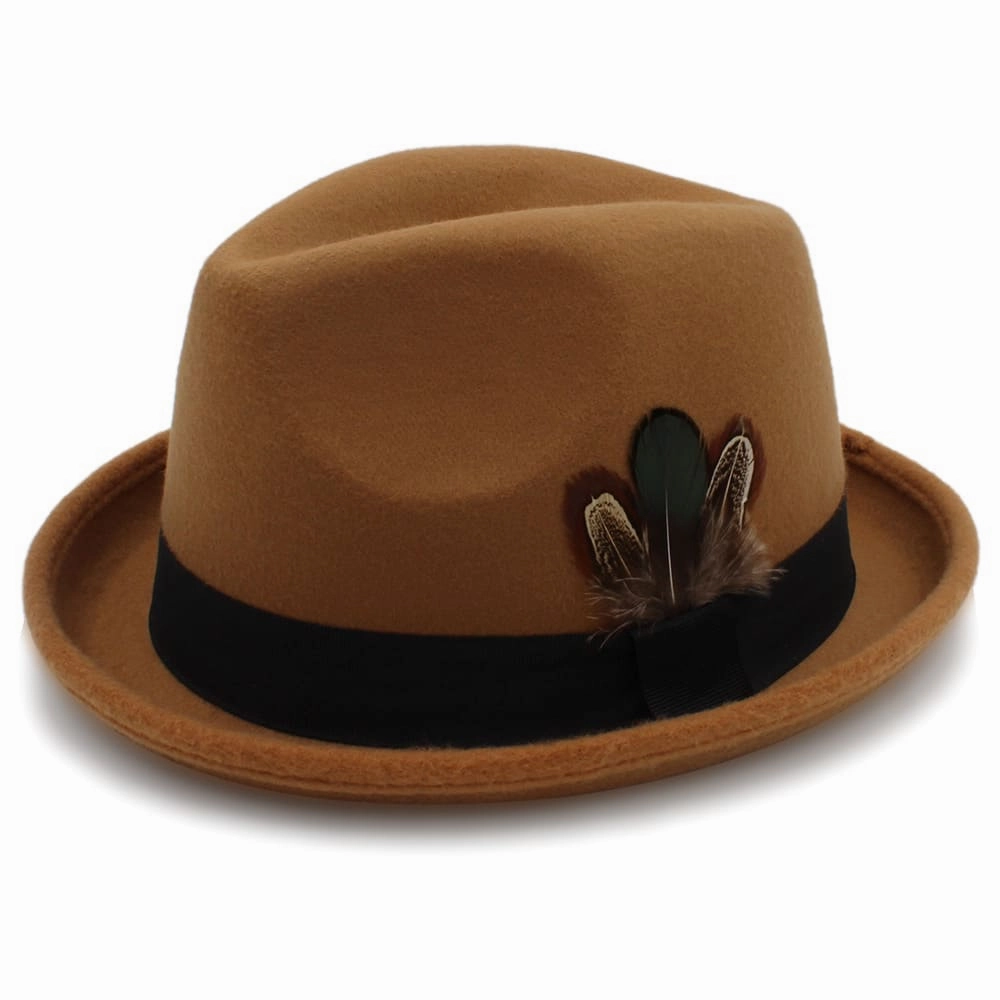 Huber Feather Wool Homburg Hat