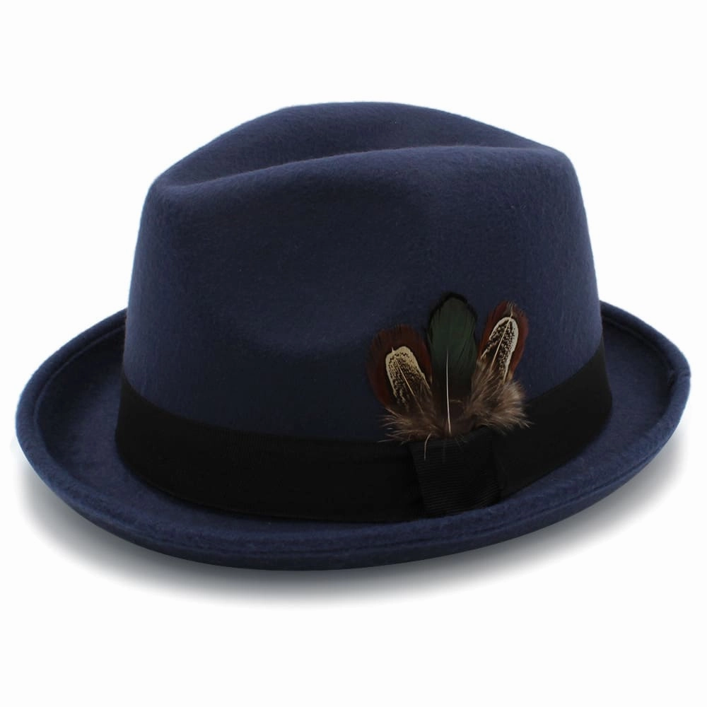 Huber Feather Wool Homburg Hat
