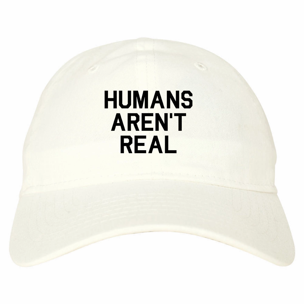 Humans Arent Real Tie Dye Hippie Rave Mens Dad Hat