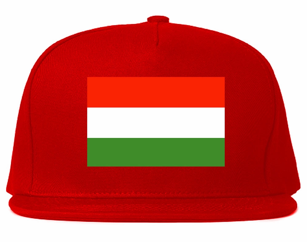 Hungary Flag Country Printed Snapback Hat Cap