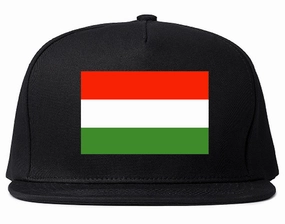 Hungary Flag Country Printed Snapback Hat Cap