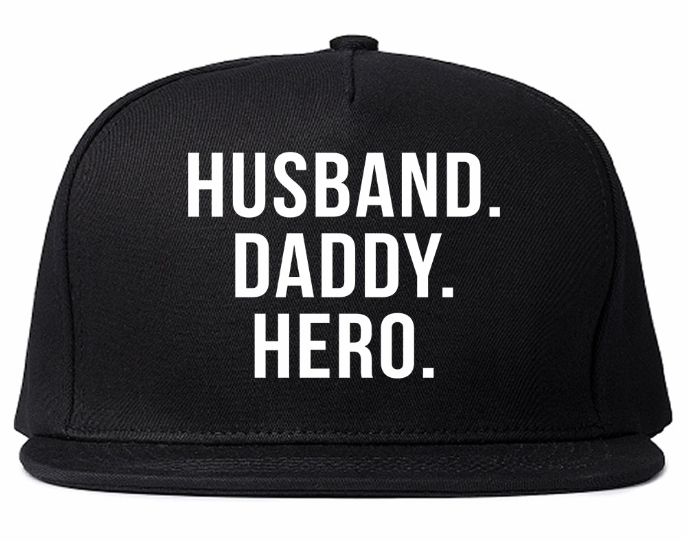 Husband Dad Hero Mens Snapback Hat