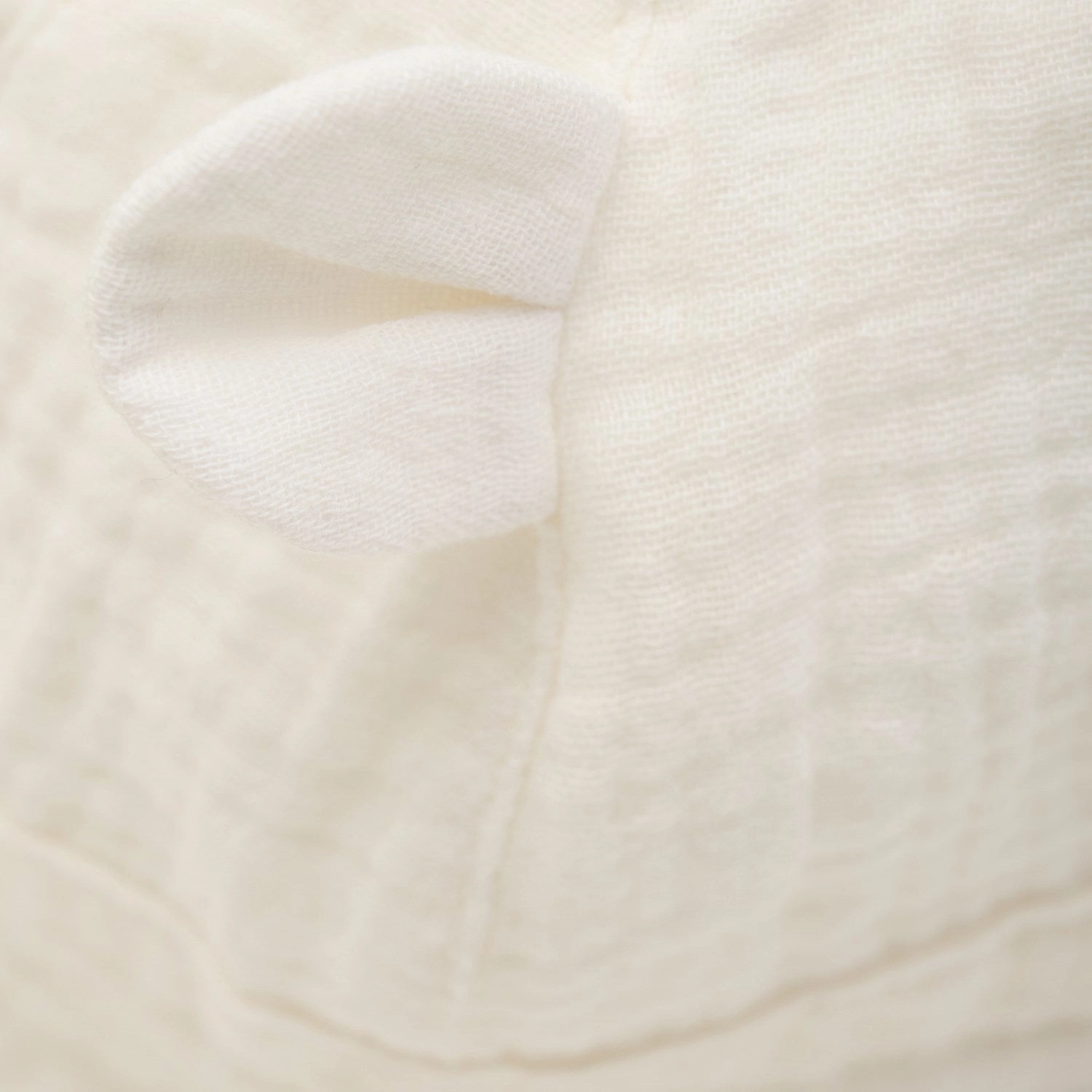 Huttelihut Antique White Summer Hat Ears Muslin