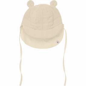 Huttelihut Irish Cream Summer Hat Ears Muslin