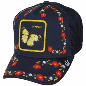 Hyper Floral Mesh Trucker Snapback Baseball Cap