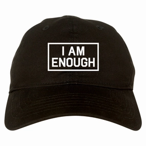 I Am Enough Inspirational Mens Dad Hat Baseball Cap