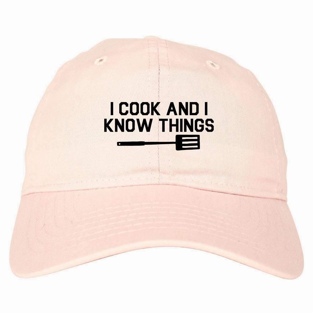 I Cook And I Know Things Chef Mens Dad Hat Baseball Cap