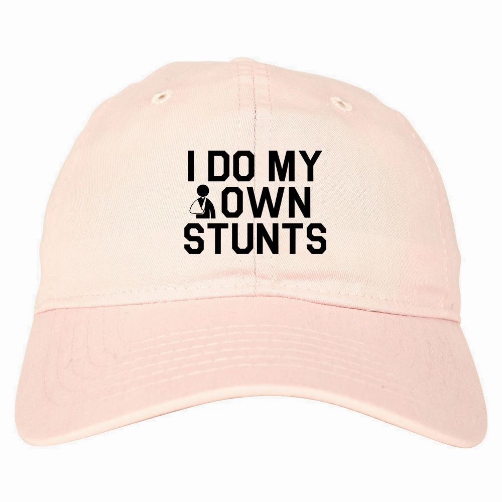 I Do My Own Stunts Broken Arm Mens Dad Hat Baseball Cap