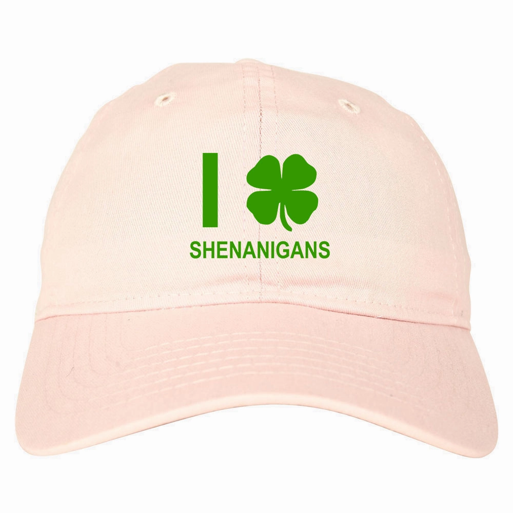 I Love Shenanigans Shamrock Mens Dad Hat