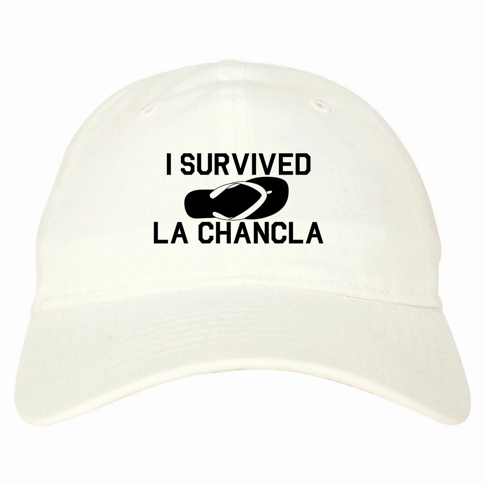 I Survived La Chancla Funny Spanish Mens Dad Hat Baseball Cap